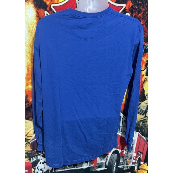 Duluth Trading Henley Shirt Mens Medium Longtail‎ Blue Fit Long Sleeve New NWT - Picture 2 of 6